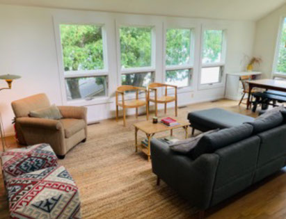 This home also offers comforatble living space.
