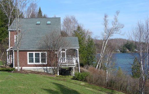 Enjoy glorious views of majestic Lake Willloughby from this well appointed vacation home.