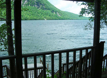 Loon Haven includes a fabulous deck with breathtaking views.