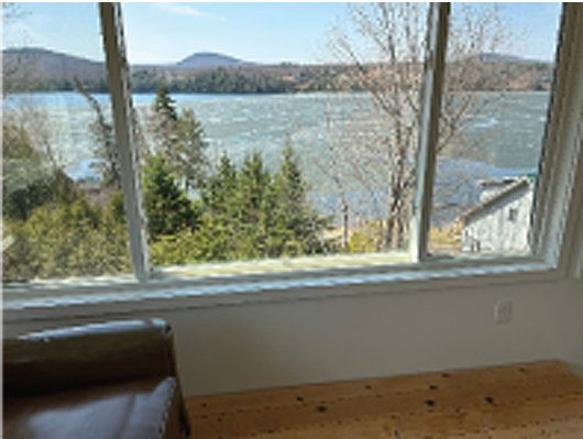 Fabulous views adorn this pristine contemporary vacation home.
