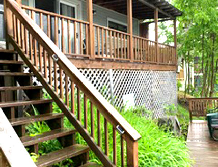 Enjoy the stairs to the beach.